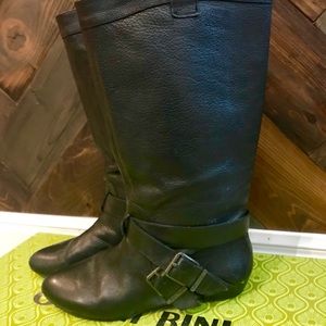 Gianni Bini Black Leather Boot - 9M